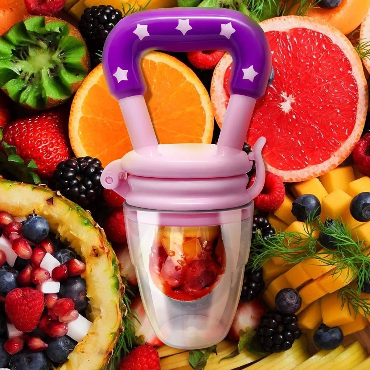 🍼✨ Chupete Alimentador de Frutas – Calma las Encías y Nutre de Forma Segura